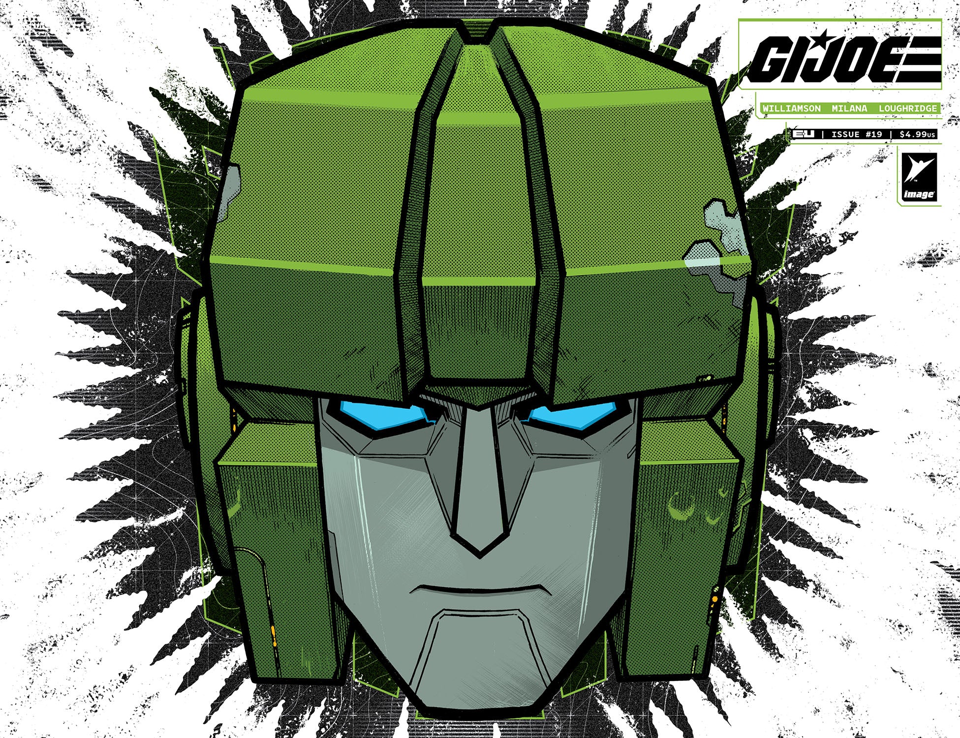GI JOE #19 COVER G JOHN AMOR & ANDRES JUAREZ DIE CUT FOIL MASK VARIANT