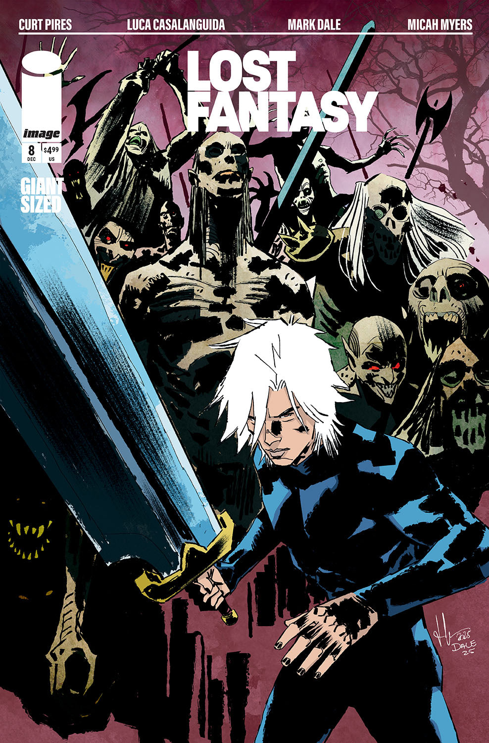 LOST FANTASY #8 COVER B LUCA CASALANGUIDA VARIANT