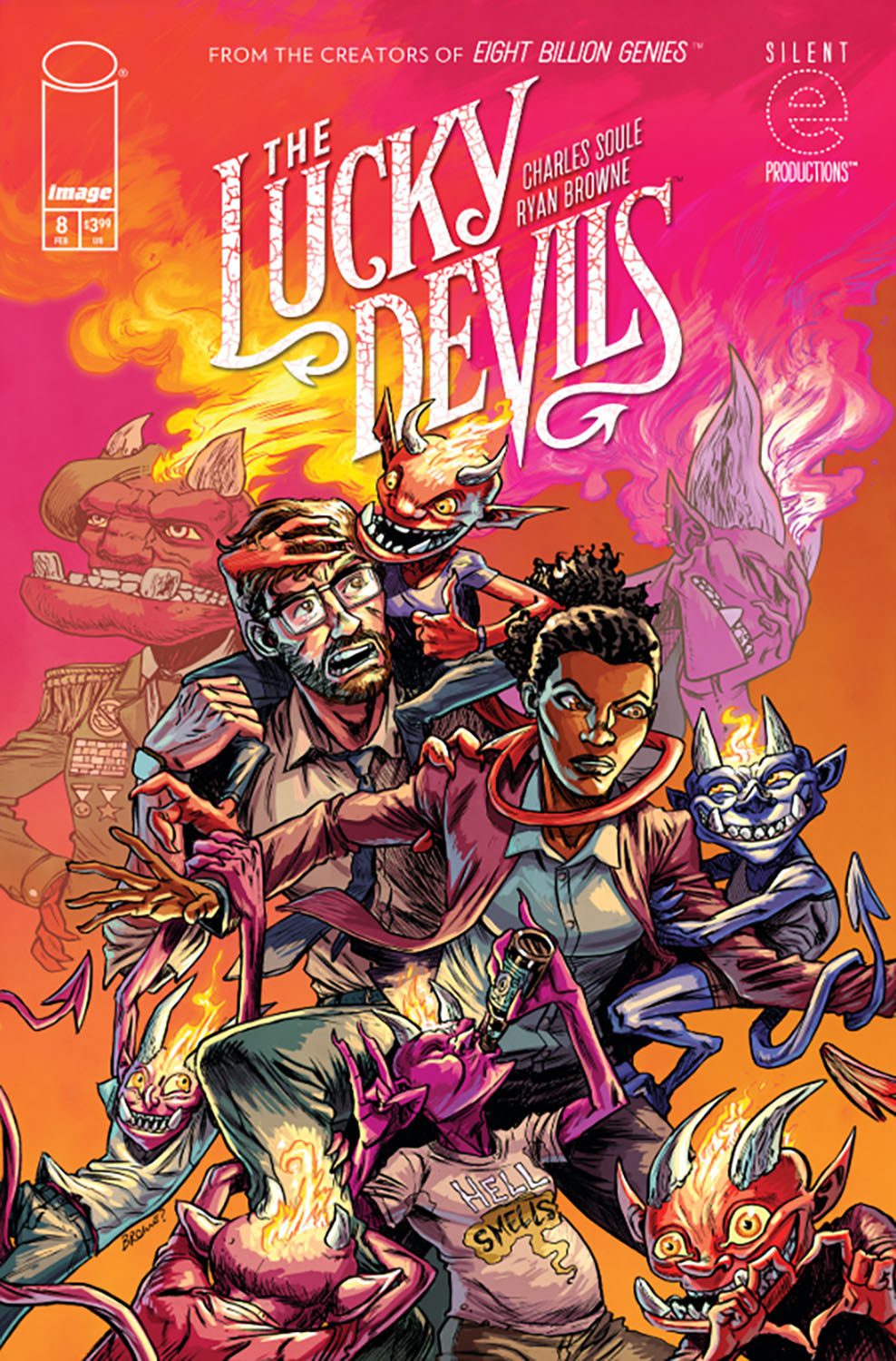 LUCKY DEVILS #8 COVER A RYAN BROWNE