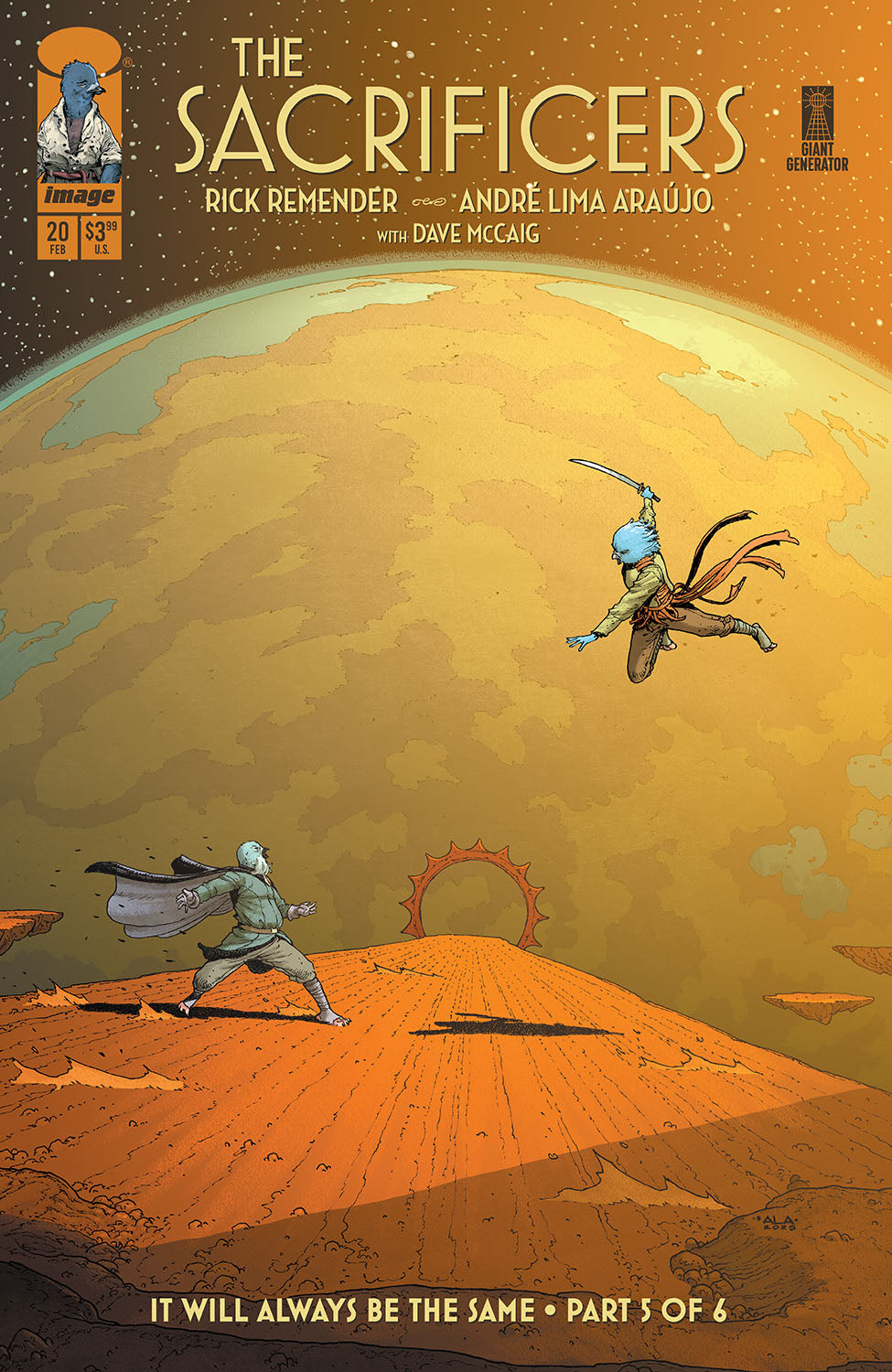 SACRIFICERS #20 COVER A ANDRE LIMA ARAUJO