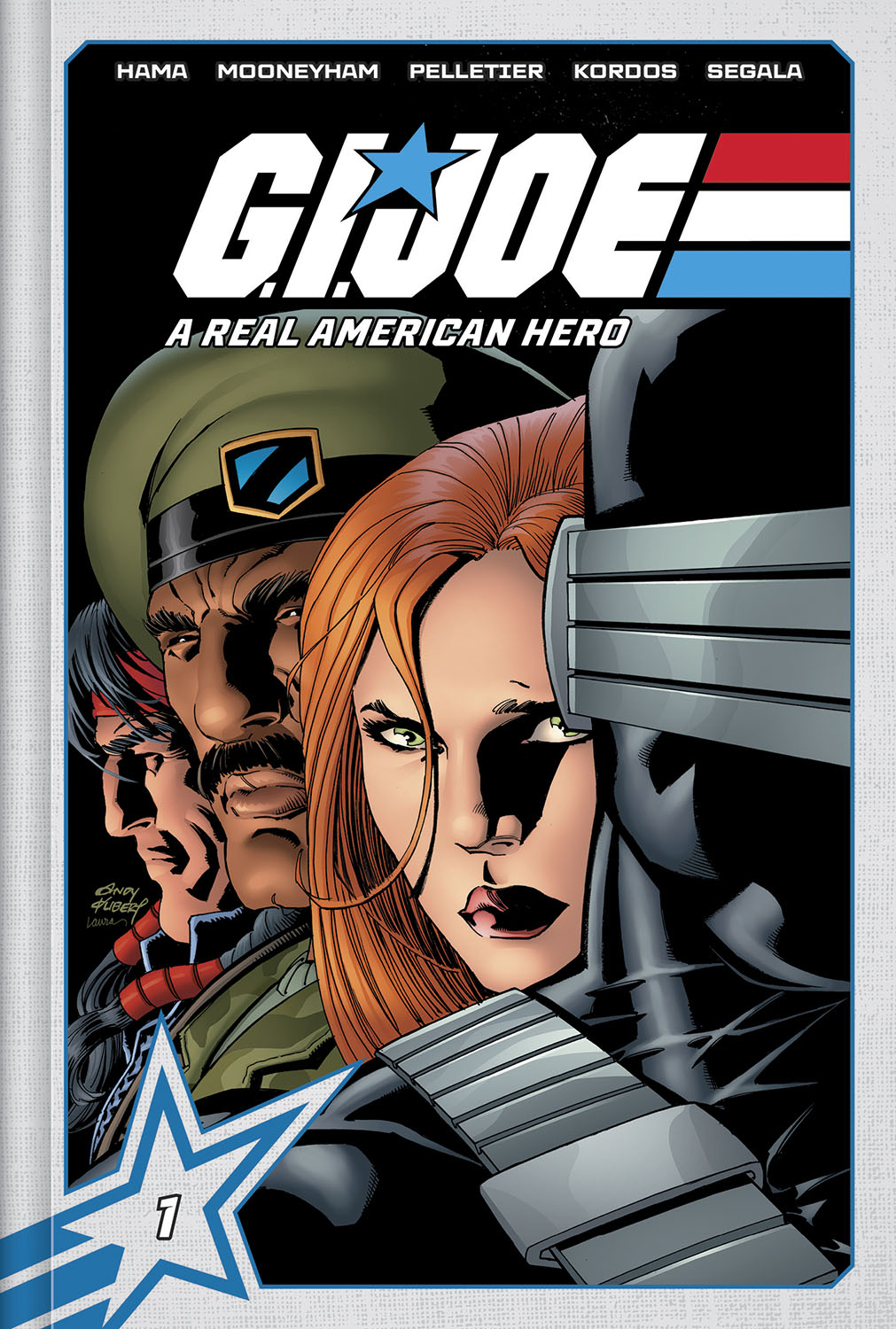 GI JOE A REAL AMERICAN HERO DELUXE HARDCOVER BOOK 01 ANDY KUBERT COVER