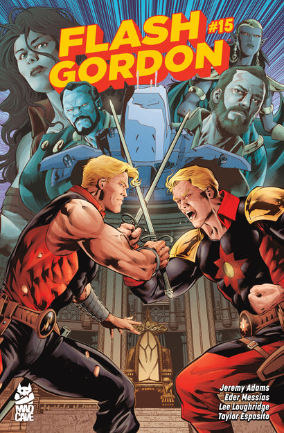 FLASH GORDON #15 COVER A WILL CONRAD LEE LOUGHRIDGE