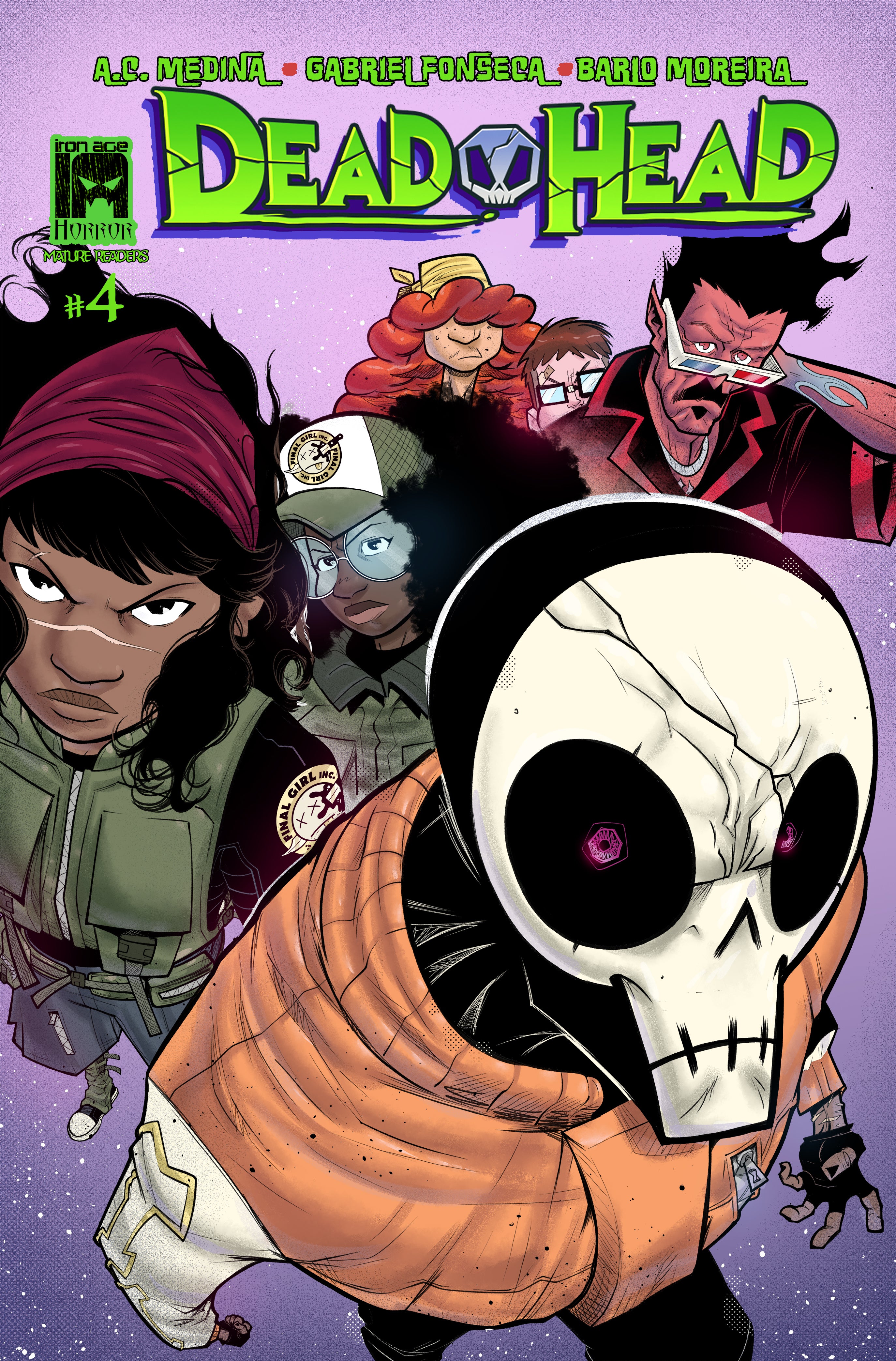 DEAD HEAD #4 COVER A GABRIEL FONSECA 