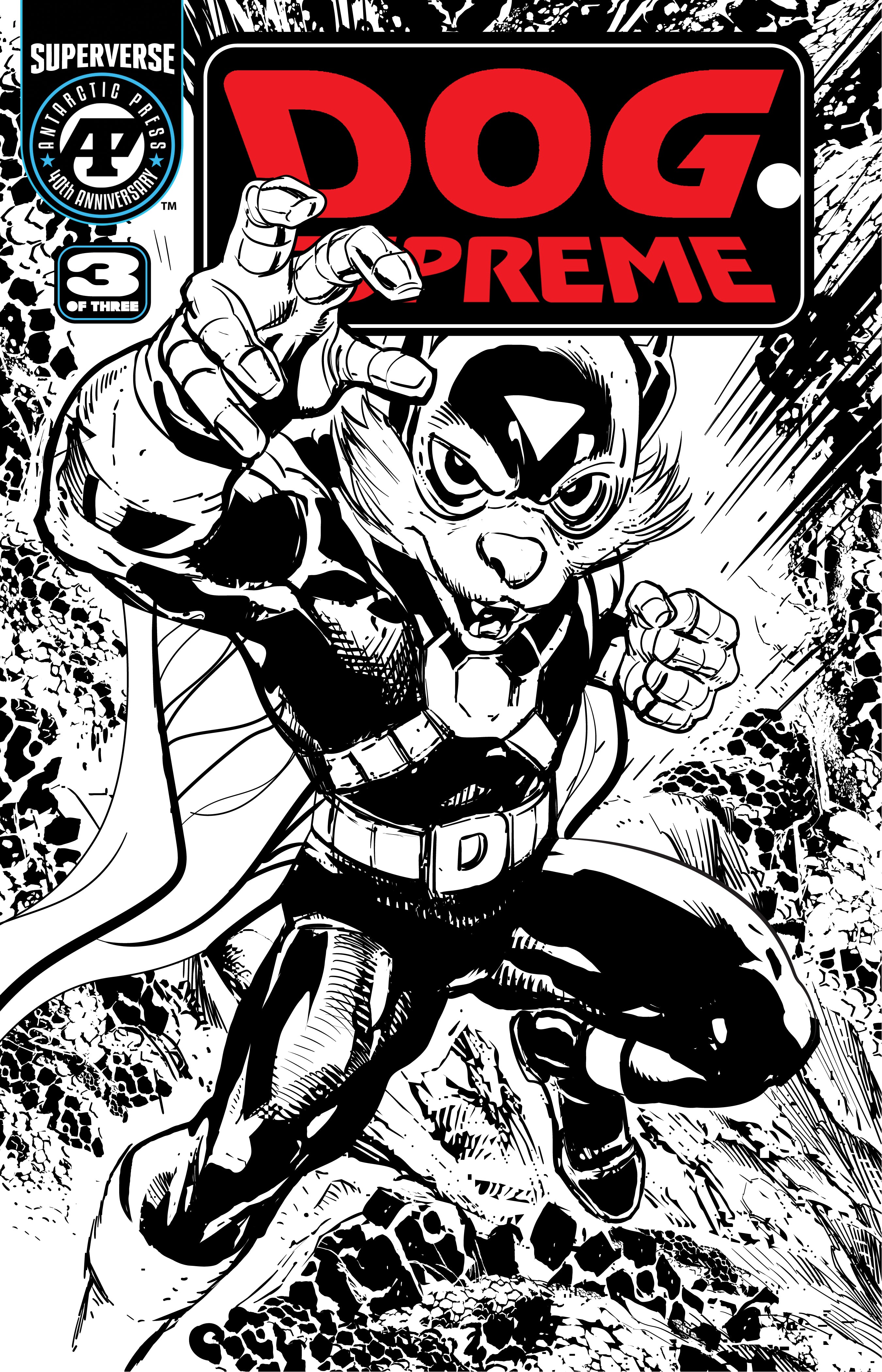 DOG SUPREME #3 COVER B BRIAN DENHAM VARIANT