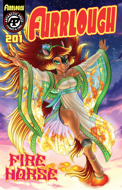 FURRLOUGH #201 COVER B HOLLY DAUGHTREY FIRE HORSE VARIANT