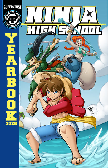 NINJA HIGH SCHOOL YEARBOOK 2026 COVER A BEN DUNN