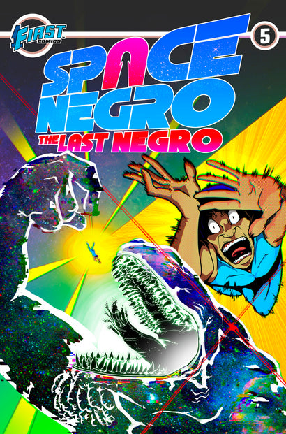 SPACE NEGRO: THE LAST NEGRO #5 COVER A JARED SAMS - THE BIG BLACK CLIMAX 