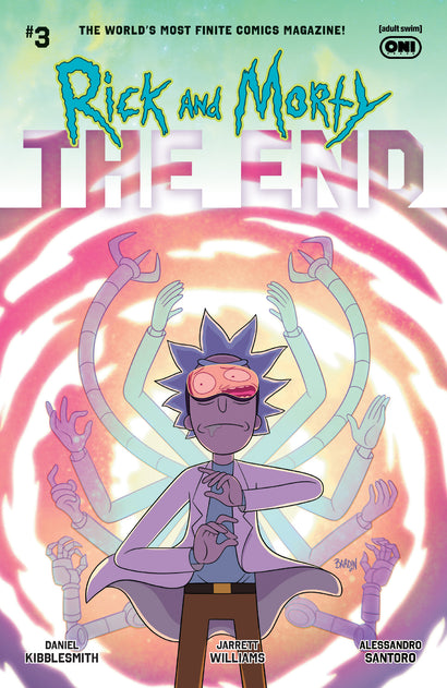 RICK AND MORTY THE END #3 COVER A DAVE BARDIN