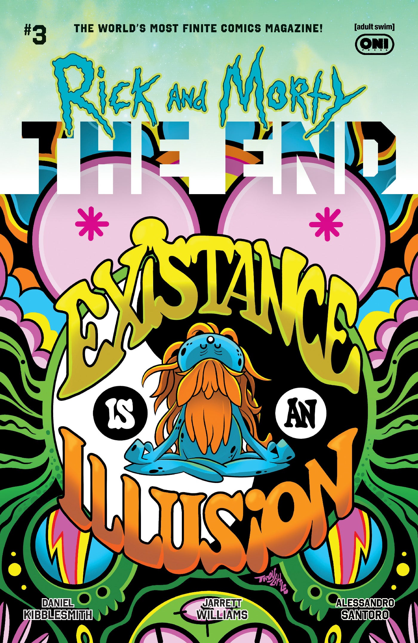 RICK AND MORTY THE END #3 COVER B TROY LITTLE VARIANT