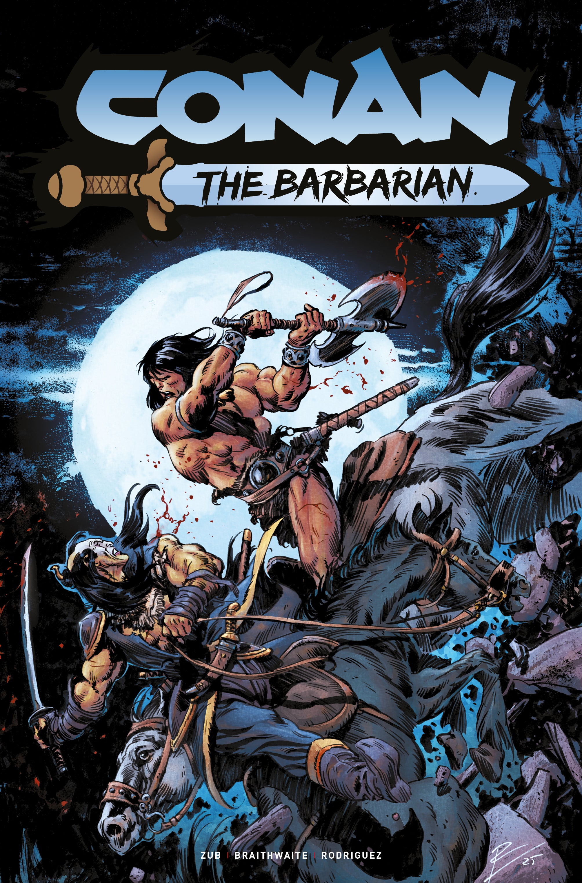 CONAN THE BARBARIAN #29 COVER A ROBERTO DE LA TORRE VARIANT