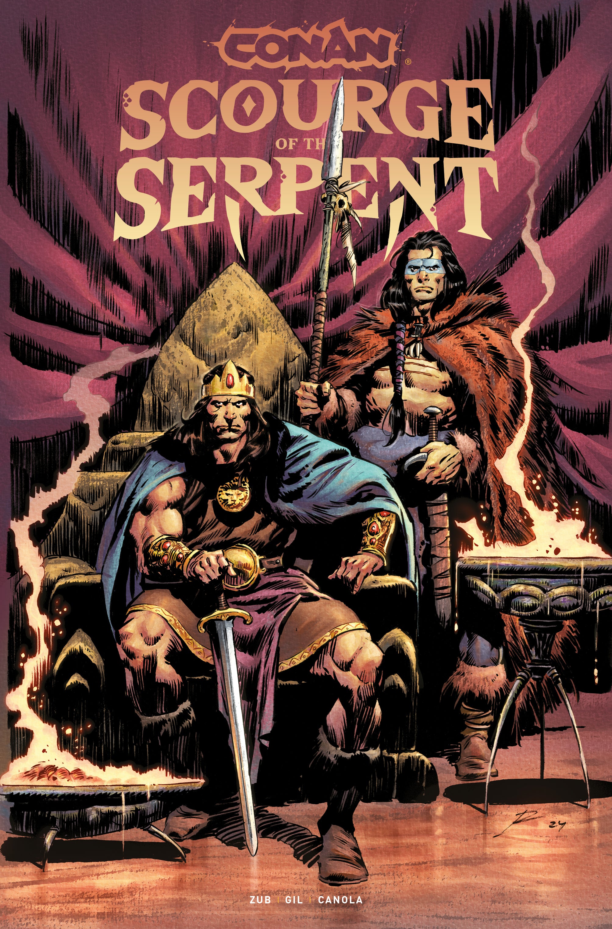 CONAN THE BARBARIAN SCOURGE OF THE SERPENT #1-4 PACK Limited to 800 copies Allocations May Occur