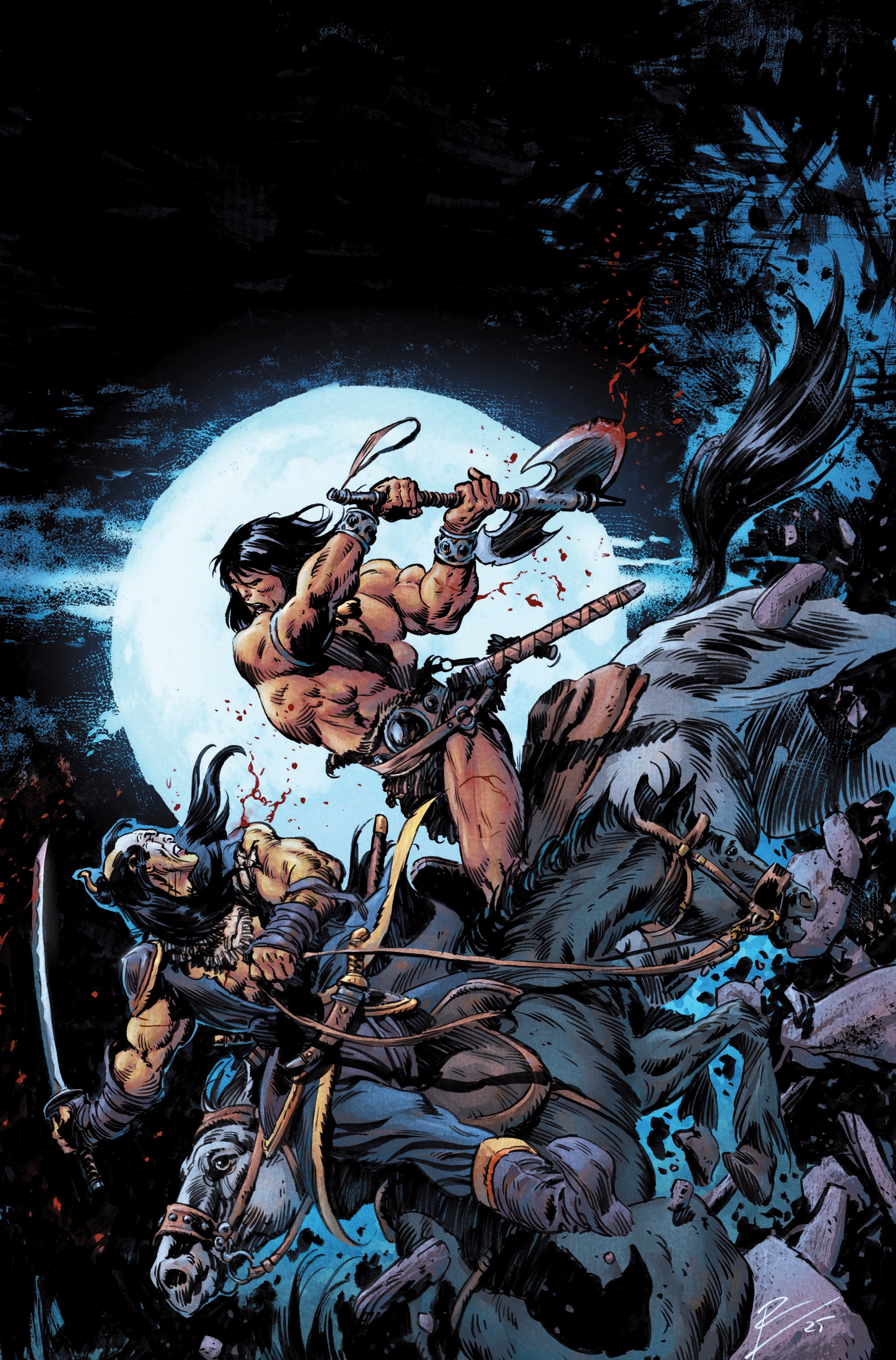 CONAN THE BARBARIAN #29 COVER H ROB DE LA TORRE VIRGIN VARIANT