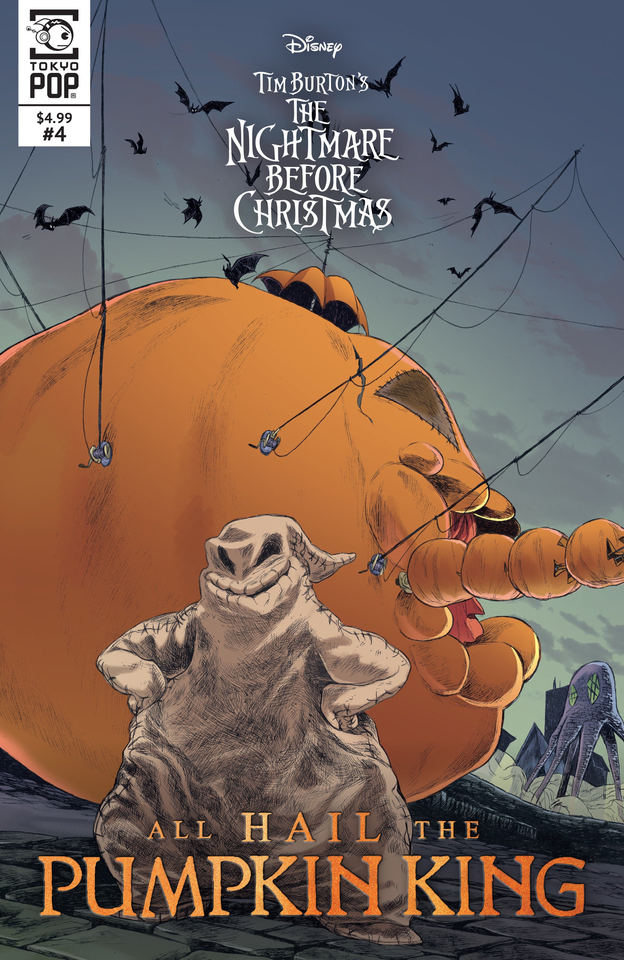 DISNEY TIM BURTON'S THE NIGHTMARE BEFORE CHRISTMAS: ALL HAIL THE PUMPKIN KING, ISSUE #4