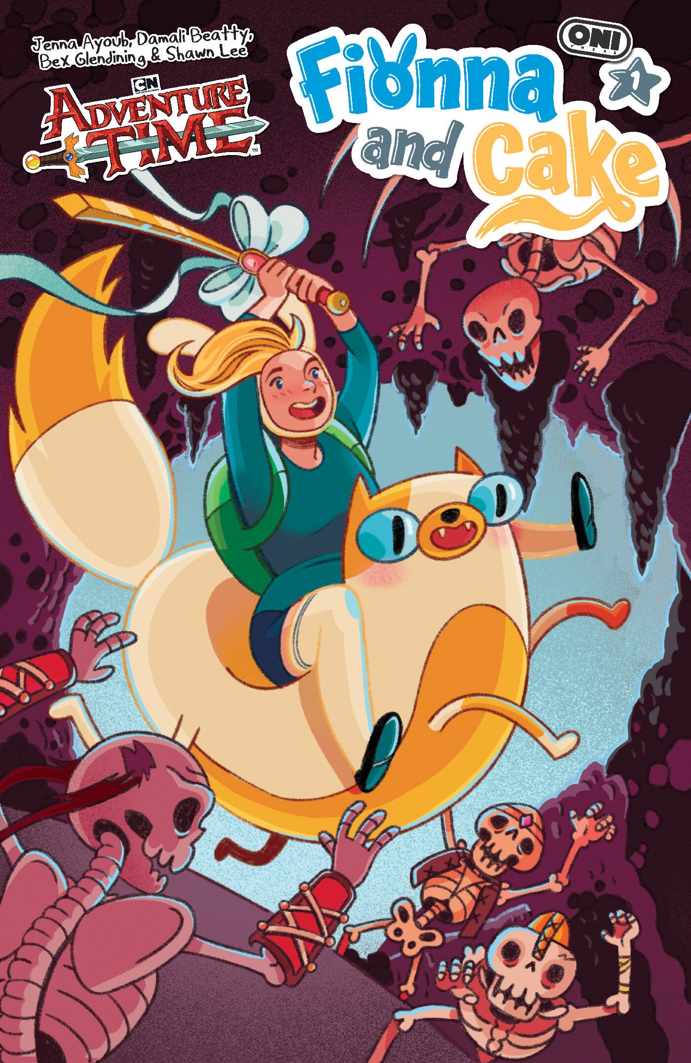 ADVENTURE TIME FIONNA & CAKE #1 COVER B NICOLE GOUX VAR
