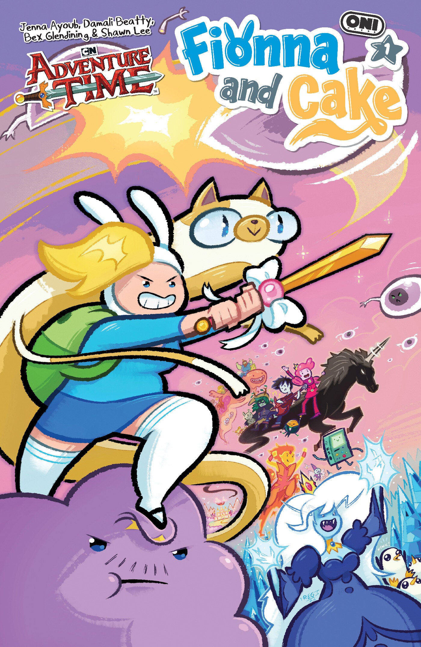 ADVENTURE TIME FIONNA & CAKE #1 COVER C REGGIE GRAHAM VAR