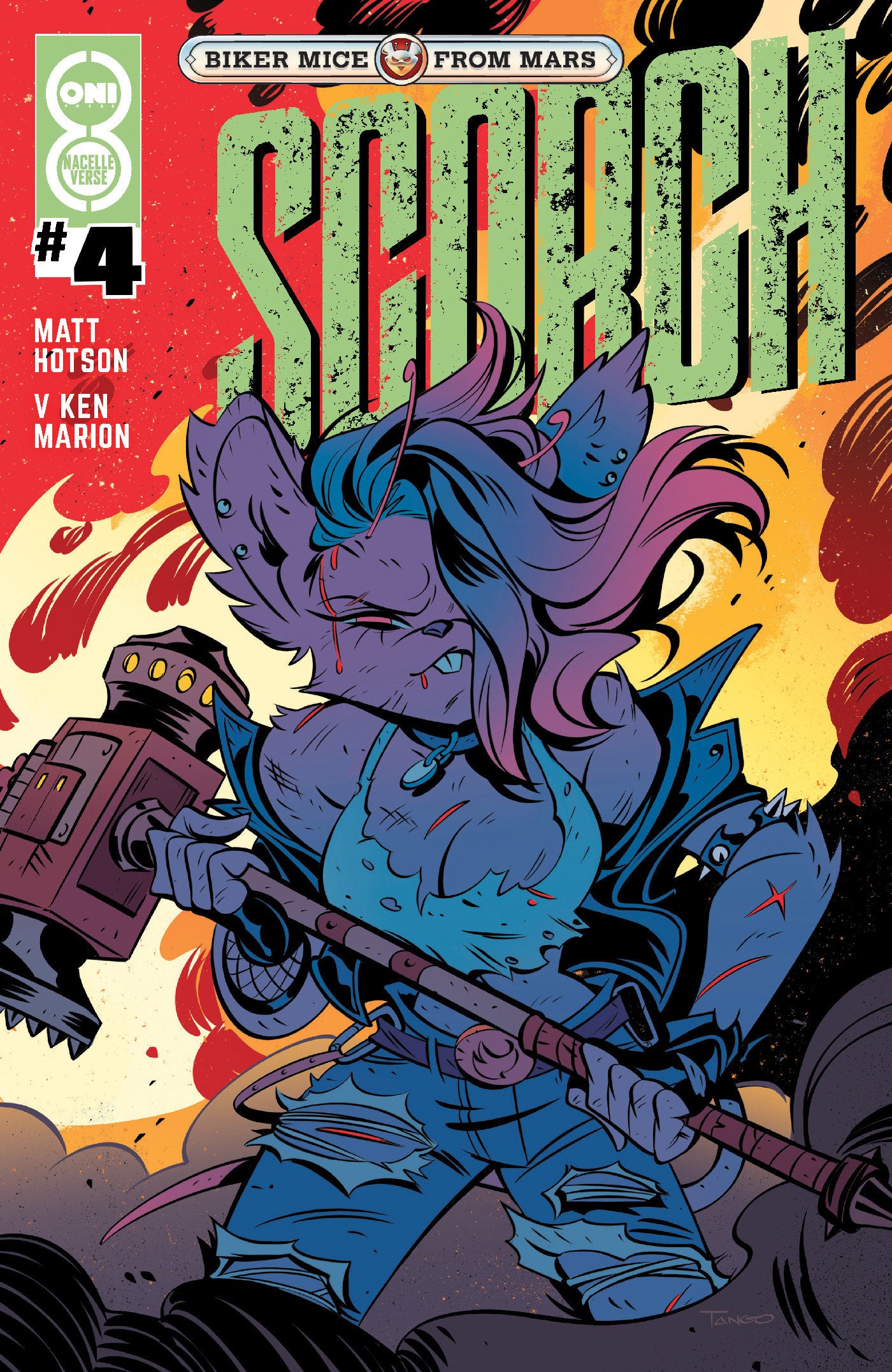 BIKER MICE FROM MARS SCORCH #4 COVER A TANGO