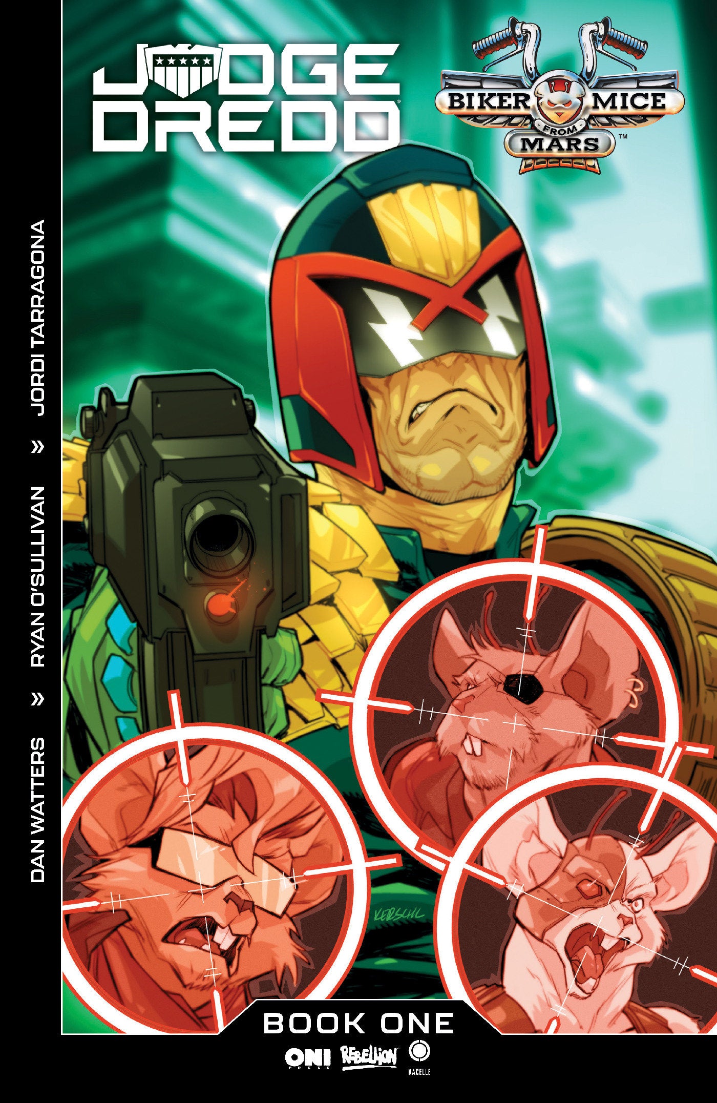 JUDGE DREDD/BIKER MICE FROM MARS #1 COVER B KARL KERSCHL VAR