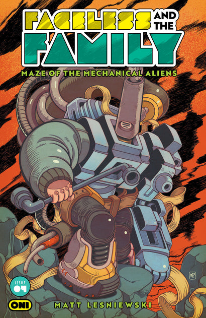 FACELESS AND THE FAMILY MAZE OF THE MECHANICAL ALIENS #4 CVR B BILLY FOWLER VAR
