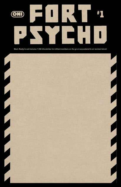FORT PSYCHO #1 CVR E BLANK SKETCH VAR