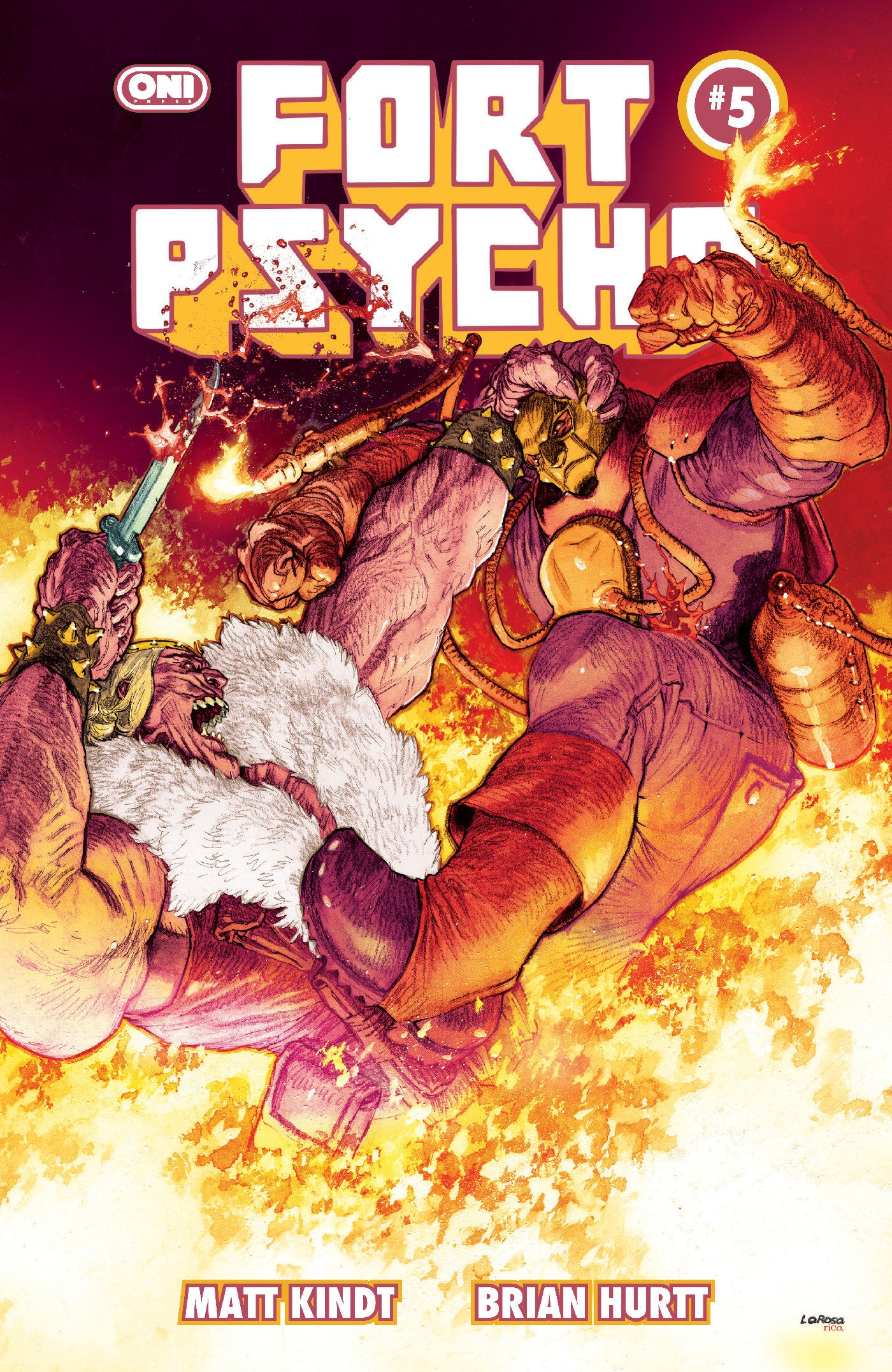 FORT PSYCHO #5 COVER B LEWIS LAROSA VAR