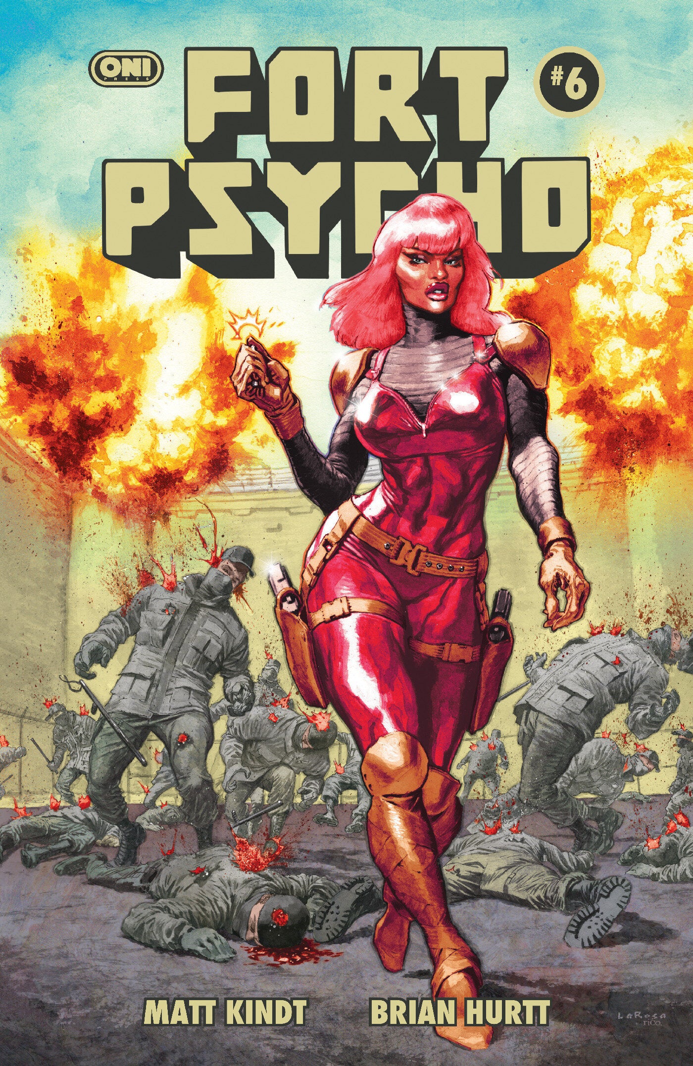 FORT PSYCHO #6 COVER B LEWIS LAROSA VAR
