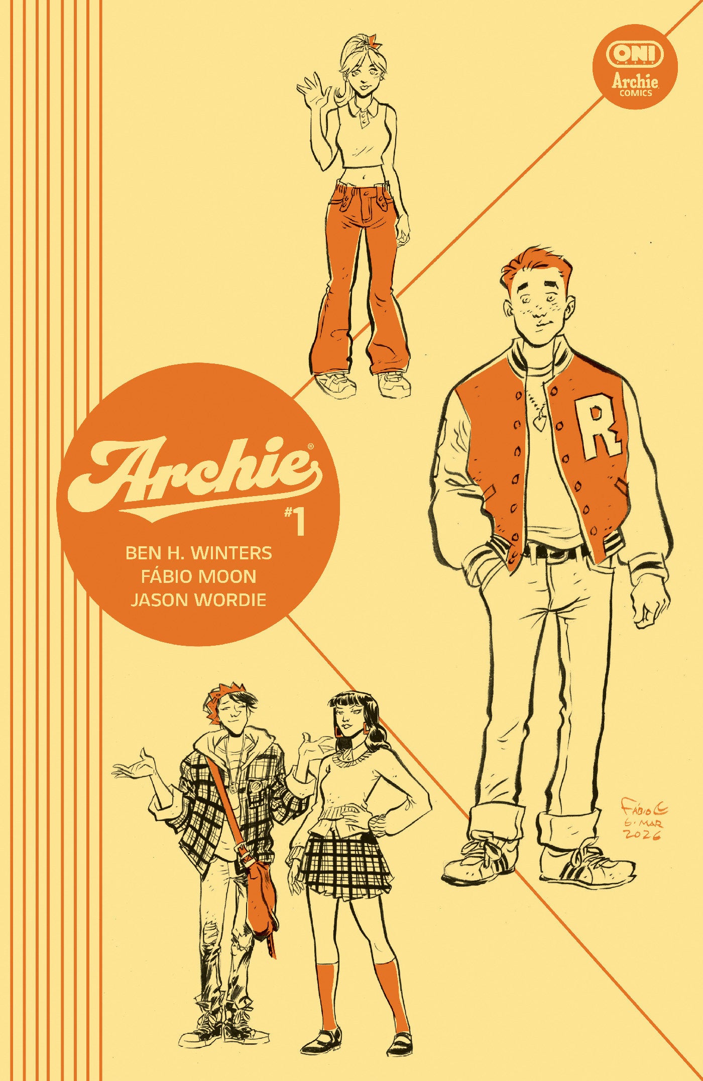 ARCHIE #1 COVER V FÁBIO MOON LOCAL COMIC SHOP DAY VAR
