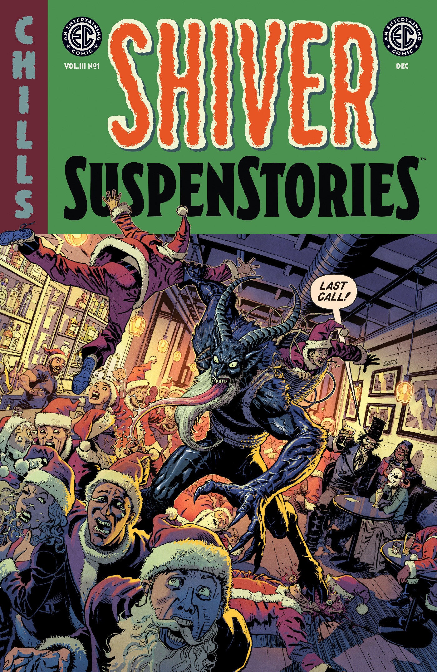 EC SHIVER SUSPENSTORIES 3 #1 COVER A DUSTIN WEAVER