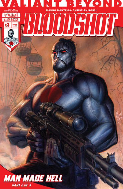 VALIANT BEYOND: BLOODSHOT #5--MAN MADE HELL #2 COVER A FAJARDO