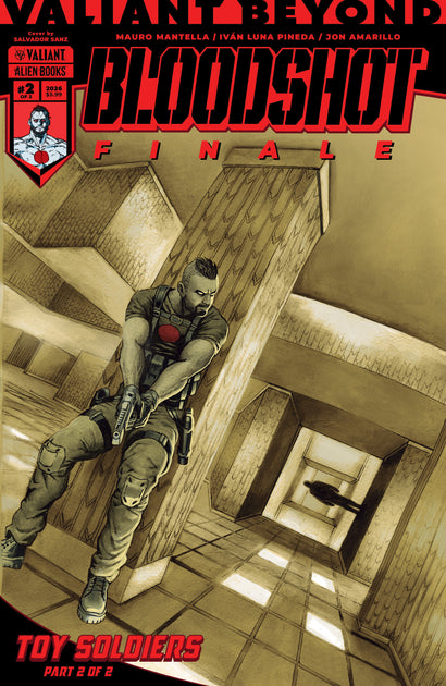 VALIANT BEYOND: BLOODSHOT #8--TOY SOLDIERS #2 FINALE COVER A (SANZ)