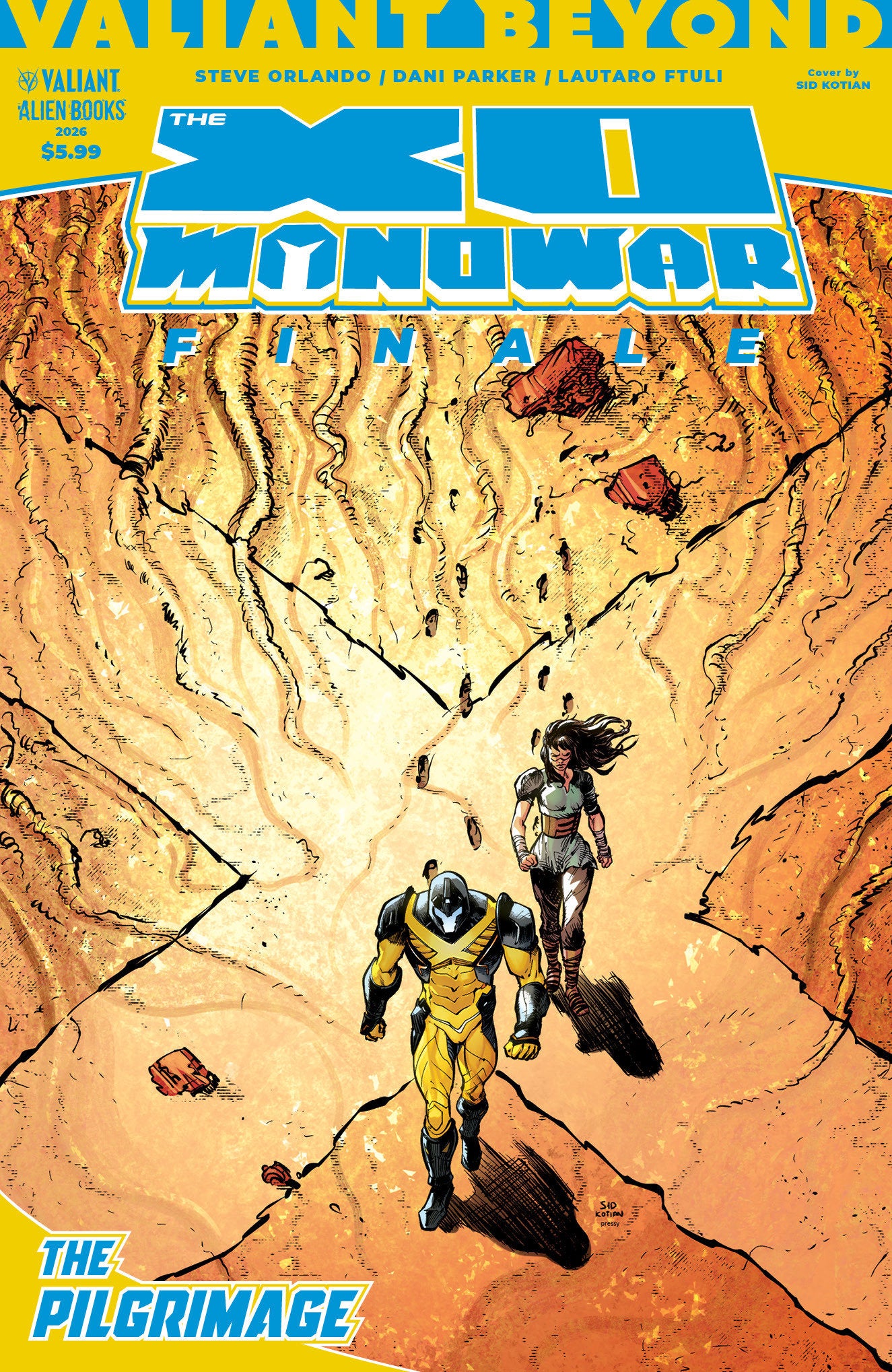 VALIANT BEYOND: THE X-O MANOWAR FINALE--THE PILGRIMAGE COVER A KOTIAN