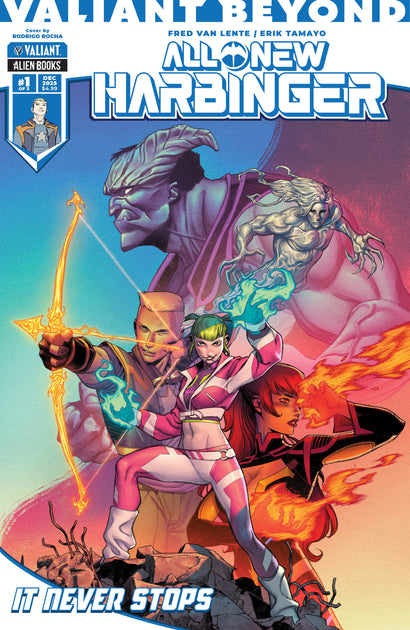 VALIANT BEYOND: ALL-NEW HARBINGER #4--IT NEVER STOPS #1 COVER A ROCHA