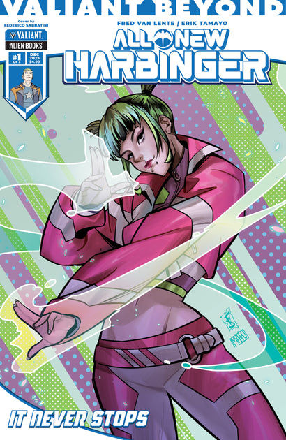 VALIANT BEYOND: ALL-NEW HARBINGER #4--IT NEVER STOPS #1 VARIANT B SABBATINI