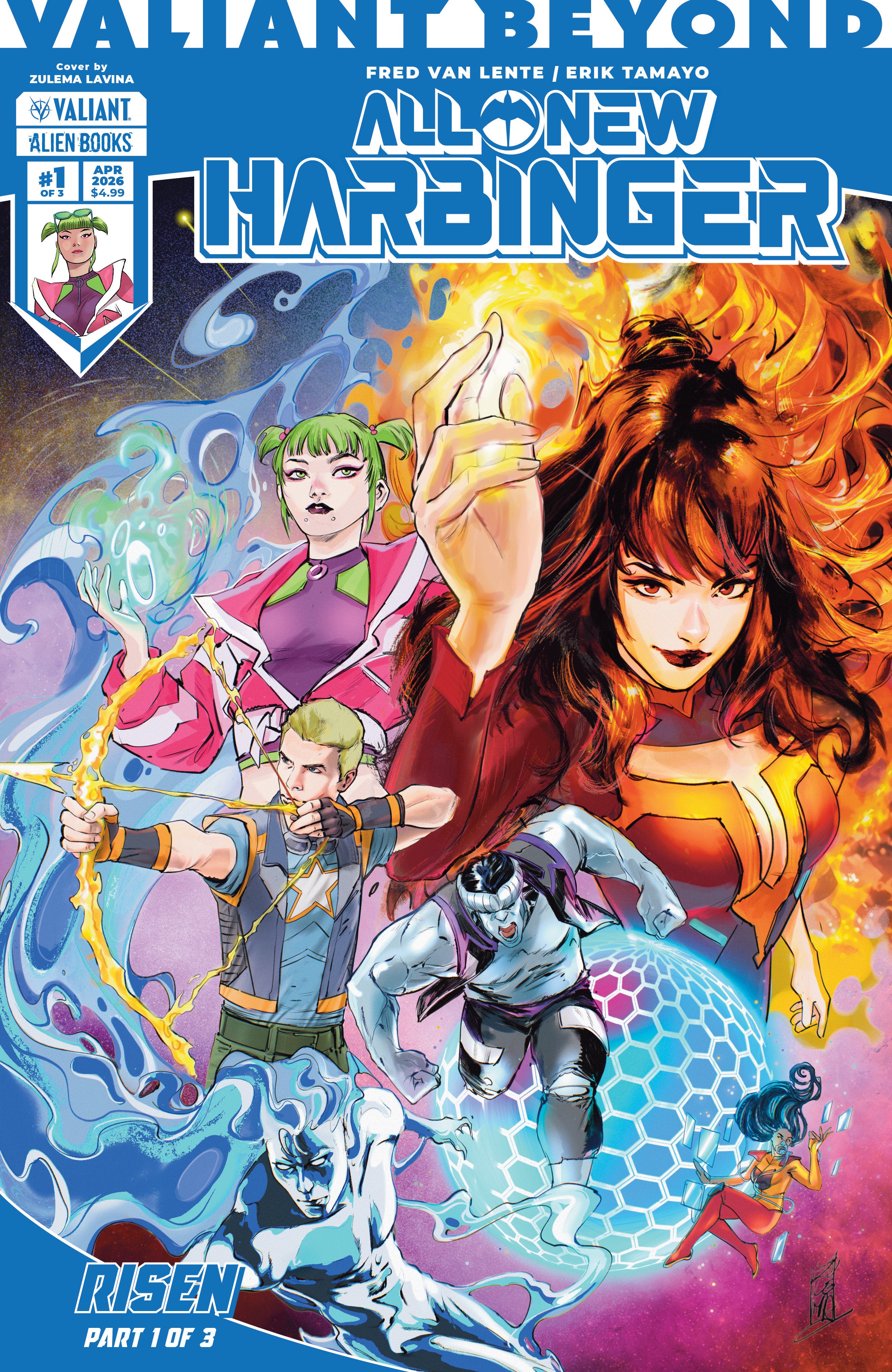 VALIANT BEYOND: ALL-NEW HARBINGER #7 - RISEN #1 COVER A LAVINA