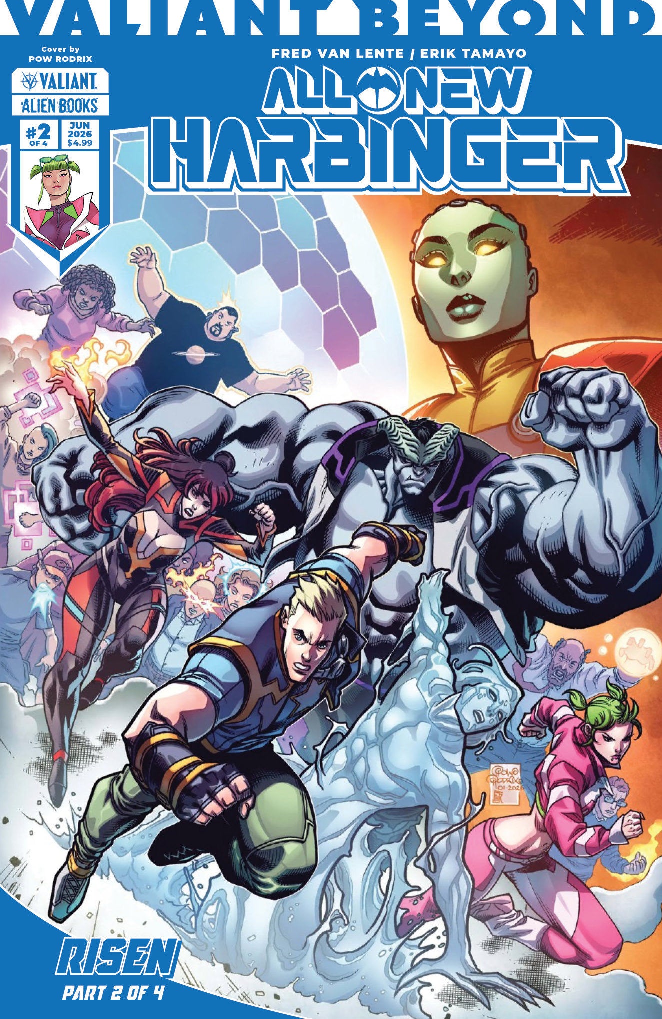 VALIANT BEYOND: ALL-NEW HARBINGER #8--RISEN #2 COVER A RODRIX