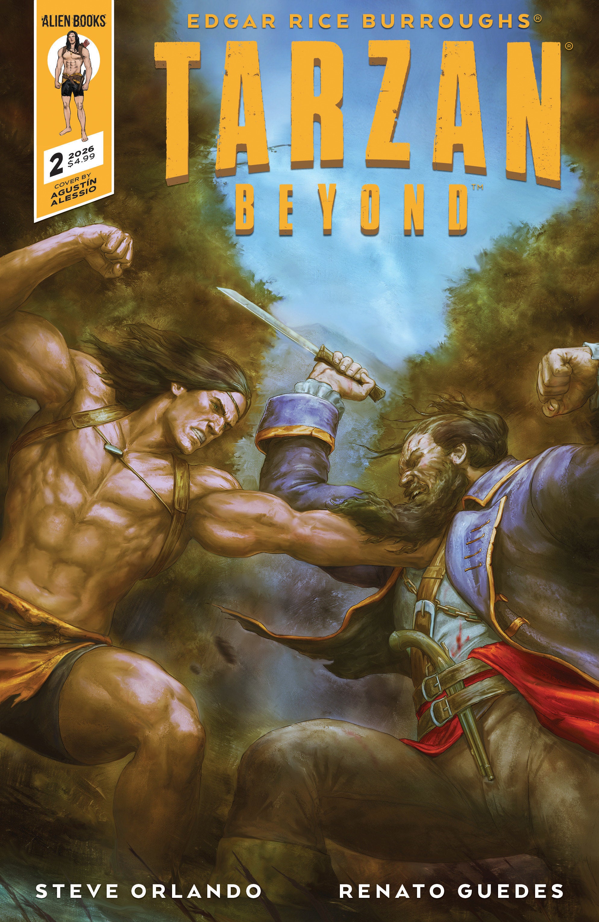 TARZAN BEYOND #2 COVER A ALESSIO