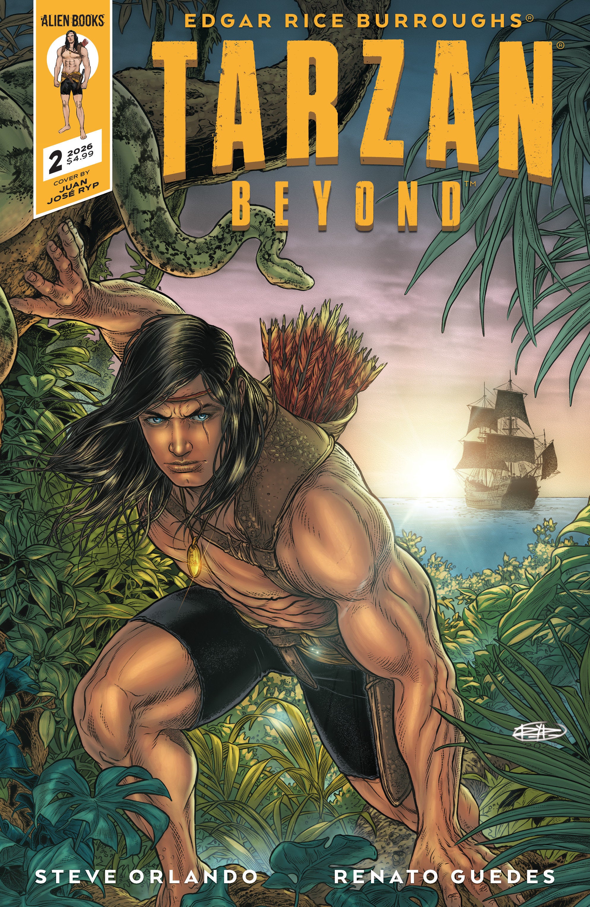TARZAN BEYOND #2 VARIANT B RYP