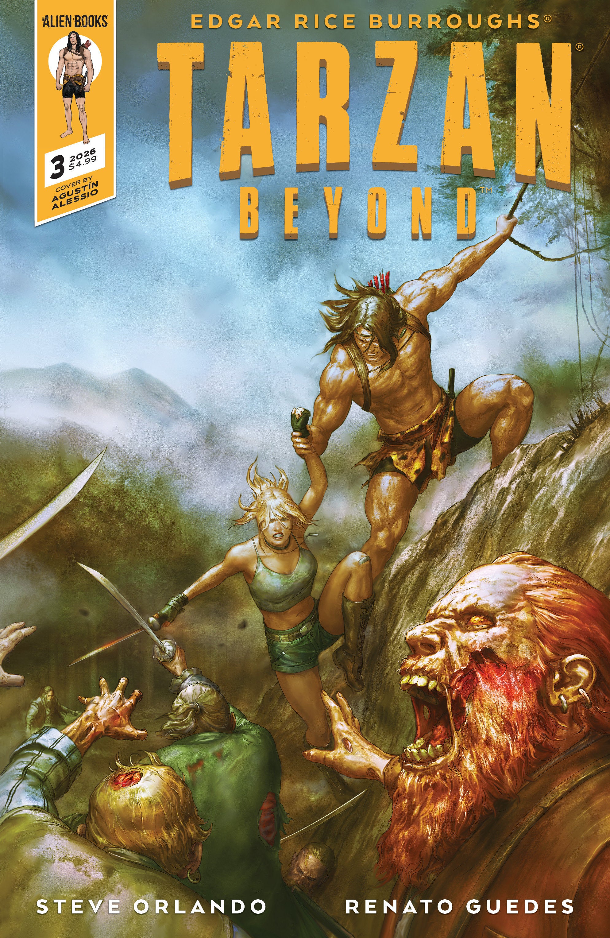 TARZAN BEYOND #3 COVER A ALESSIO