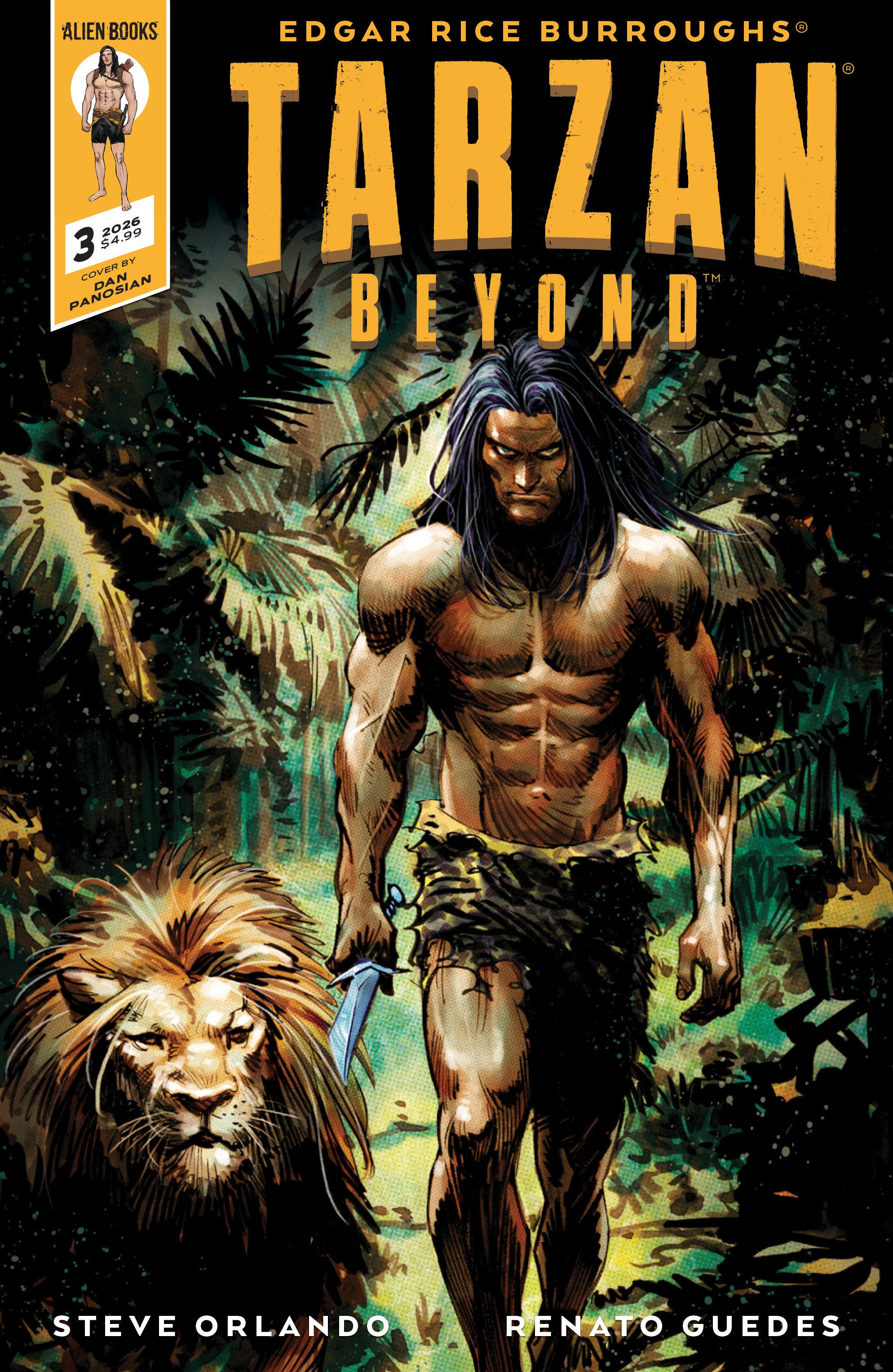 TARZAN BEYOND #3 VARIANT C PANOSIAN