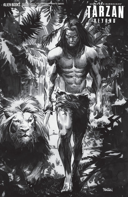 TARZAN BEYOND #3 VARIANT D PANOSIAN B&W