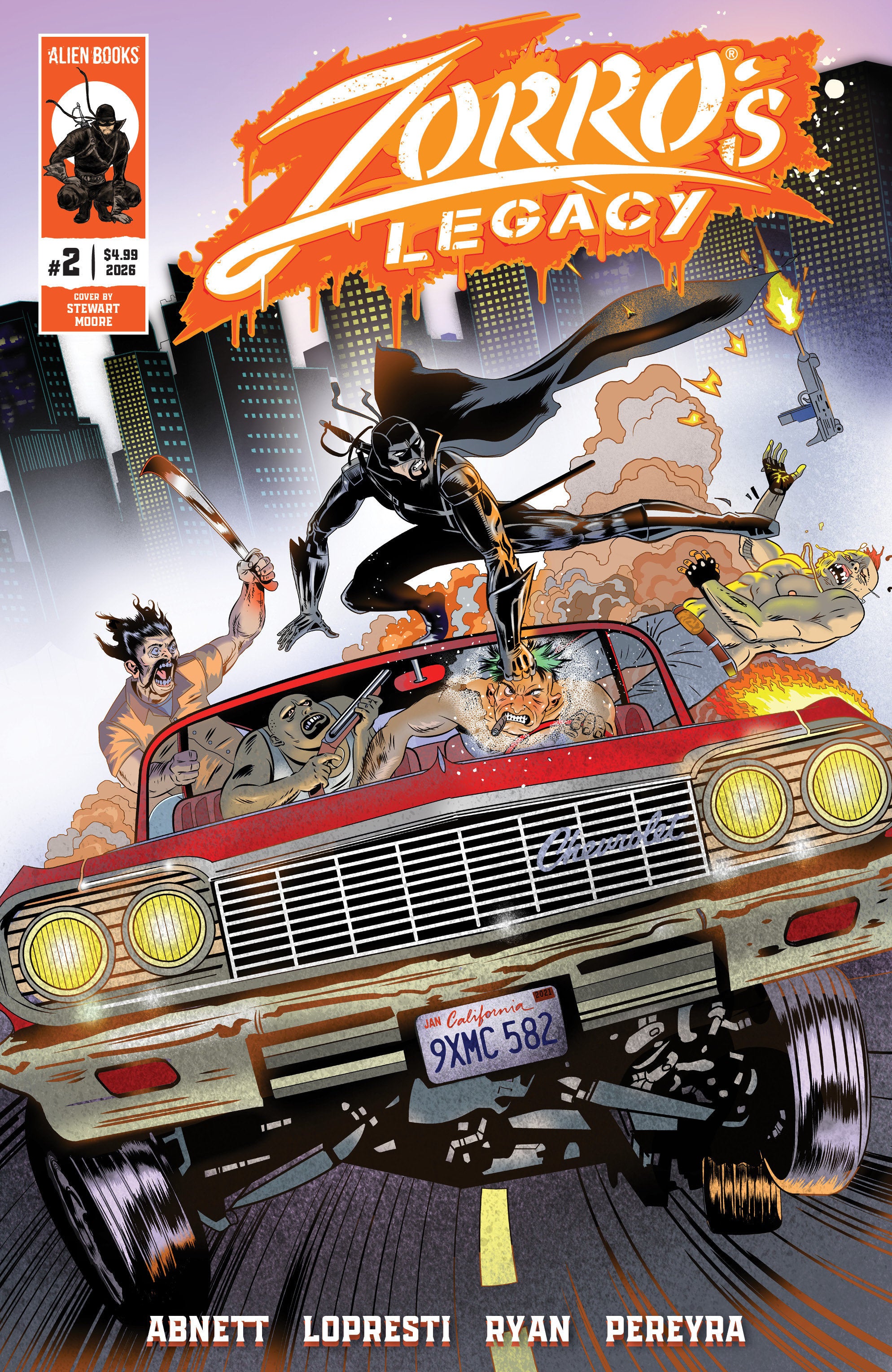 ZORRO'S LEGACY #2 VARIANT B MOORE