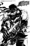 ZORRO'S LEGACY #2 VARIANT D LOPRESTI B&W