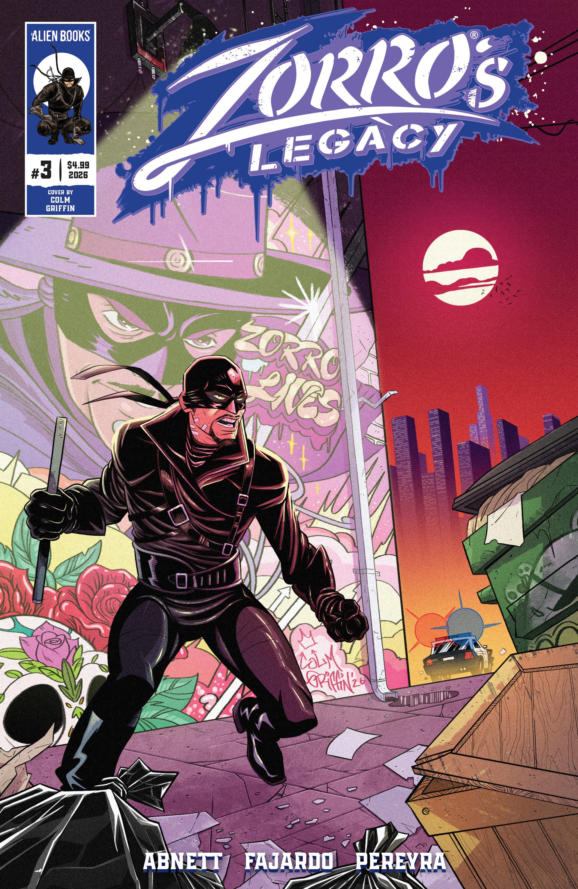 ZORRO'S LEGACY #3 VARIANT B GRIFFIN