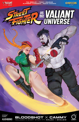 STREET FIGHTER VS. THE VALIANT UNIVERSE SPECIAL COVER A CURZI