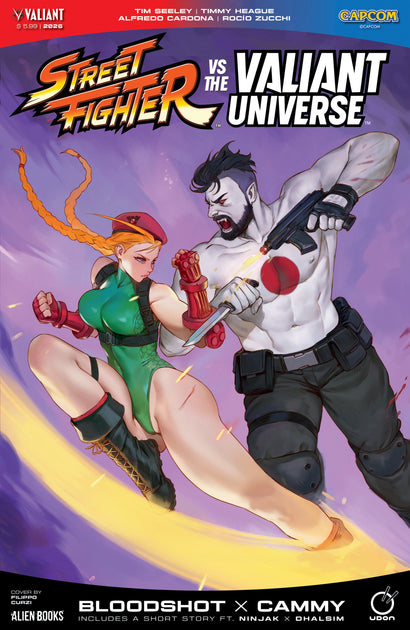 STREET FIGHTER VS. THE VALIANT UNIVERSE SPECIAL COVER A CURZI