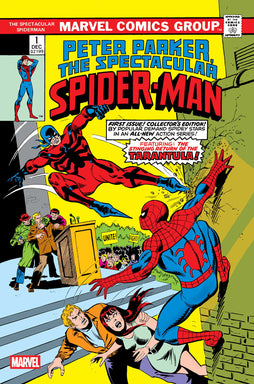 PETER PARKER, SPECTACULAR SPIDER-MAN #1 FACSIMILE EDITION POSTER