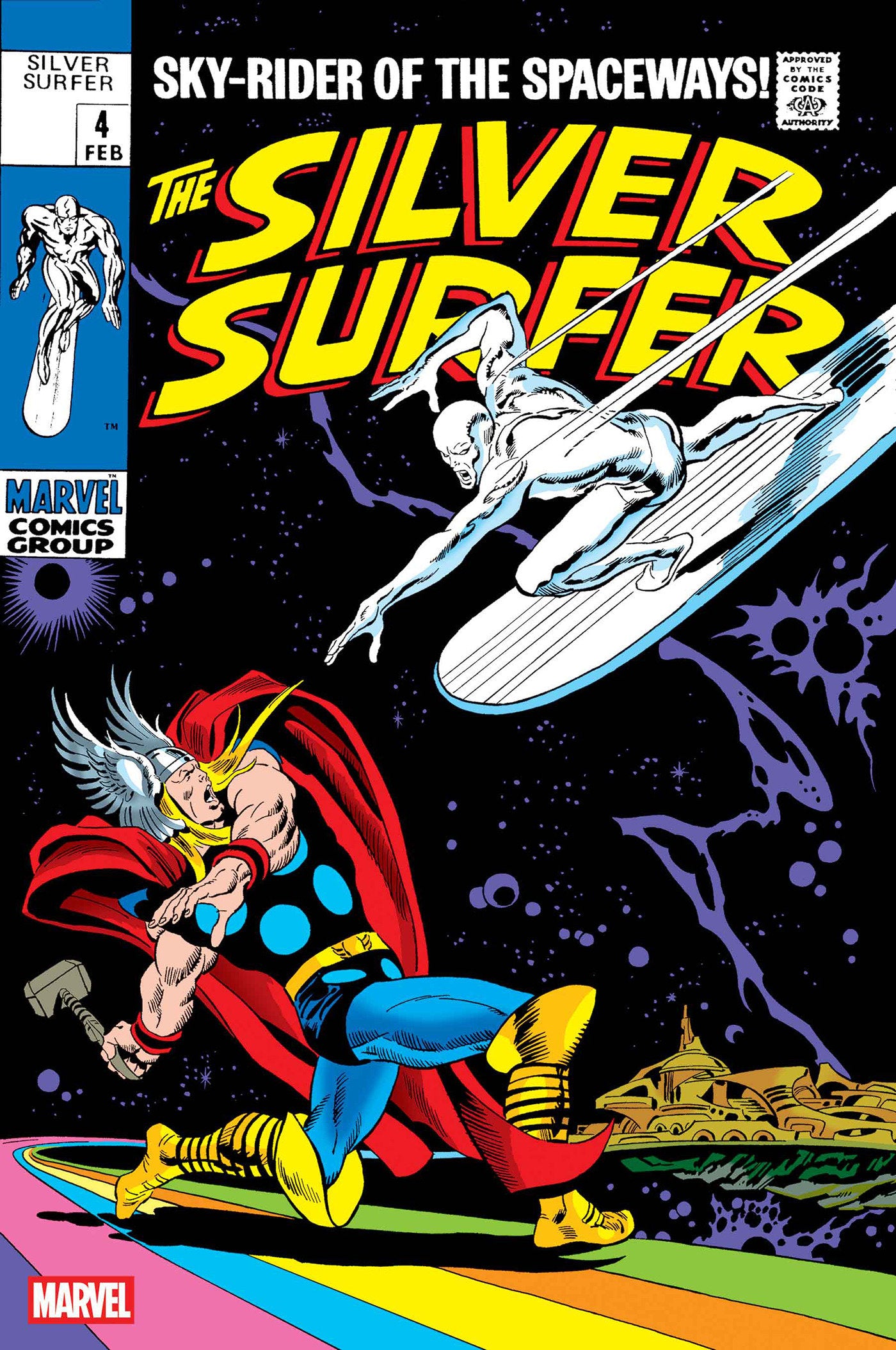 SILVER SURFER #4 FACSIMILE EDITION POSTER