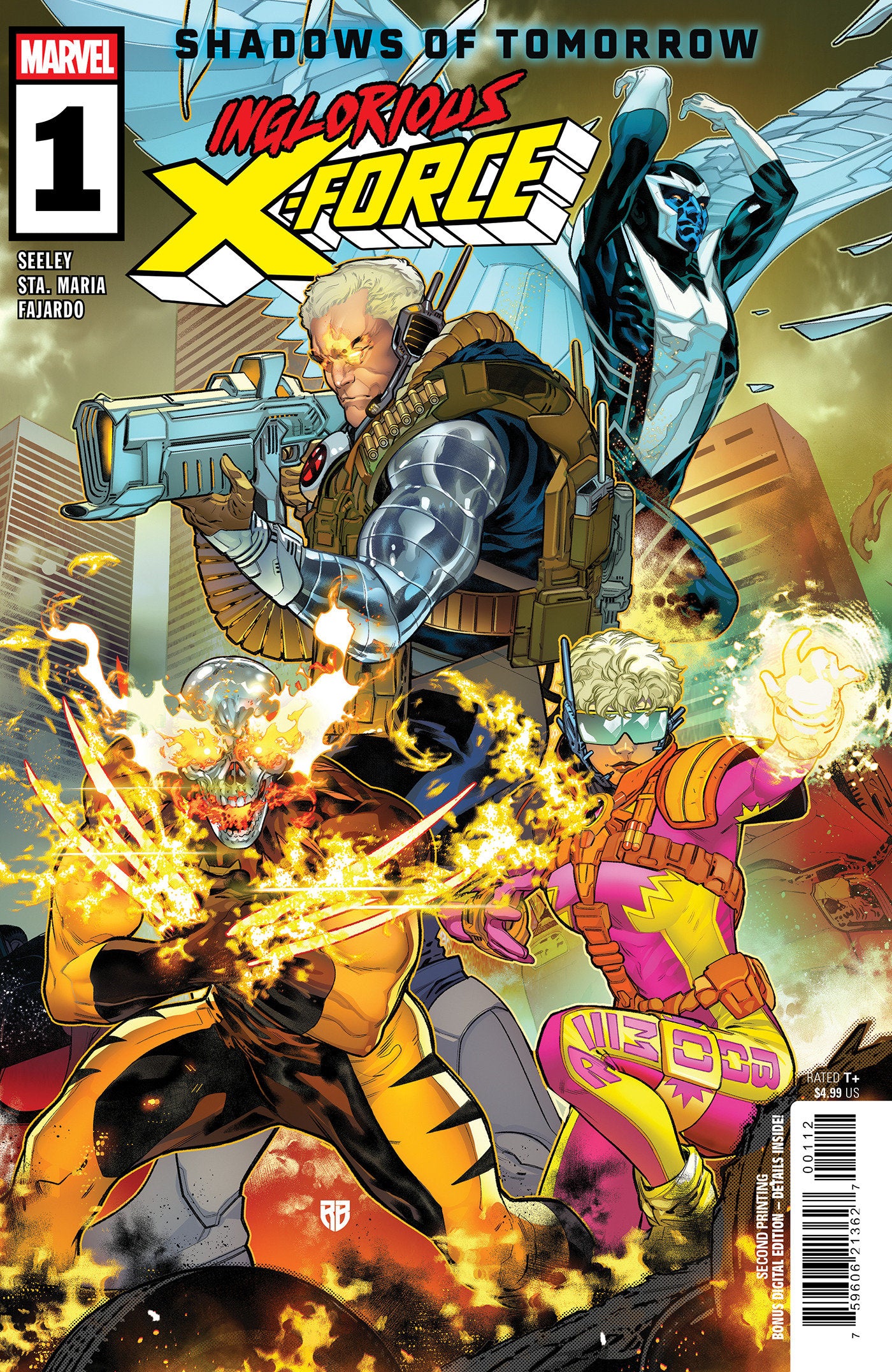 INGLORIOUS X-FORCE #1 R.B. SILVA 2ND PRINTING VARIANT