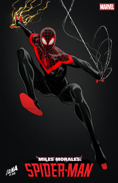 MILES MORALES: SPIDER-MAN #5 DAVID NAKAYAMA COLOR BLOCK BLACK VARIANT