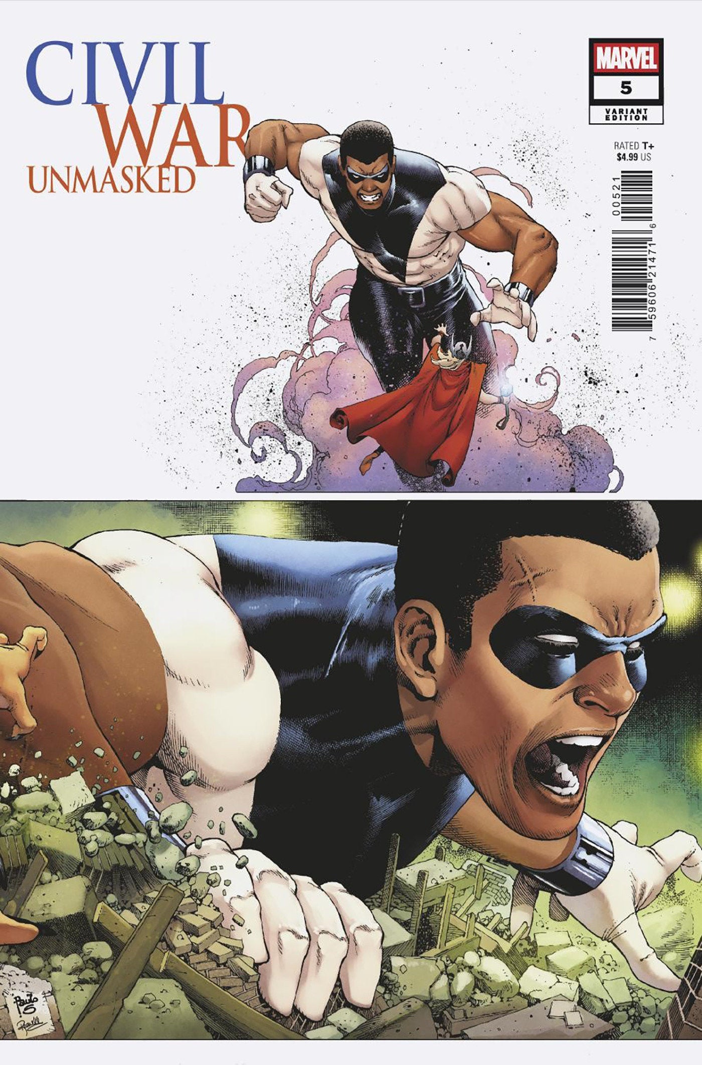 CIVIL WAR: UNMASKED #5 PAULO SIQUEIRA 5-PART CONNECTING VARIANT