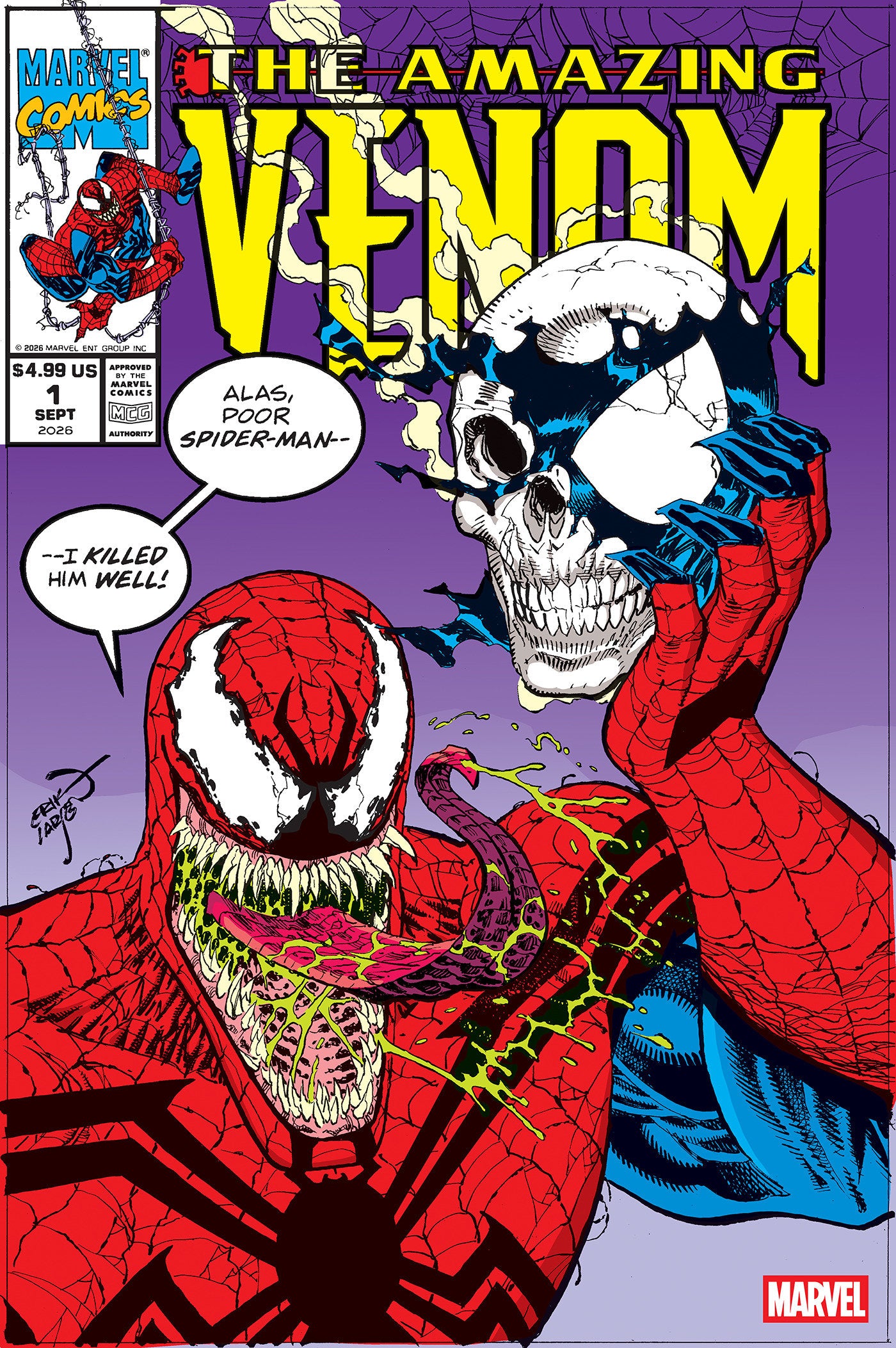THE AMAZING VENOM #1 TBD ARTIST HOMAGE VARIANT